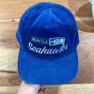VINTAGE Seattle Seahawks 6 panel cap
